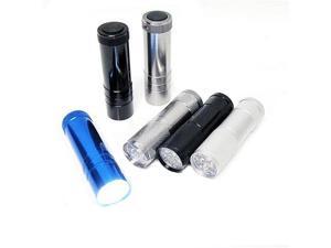 Aluminum 9-LED Flashlights with Batteries (Pack of 6) Aluminum 9-LED Flashlights with Batteries (Pack of 6)