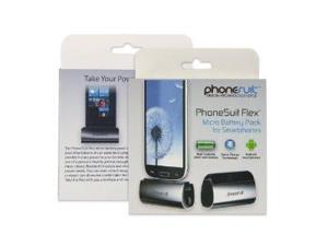 PhoneSuit Flex Battery Pack with Micro USB for Samsung Galaxy Note 2 / Samsung Galaxy S3 / Google Nexus 4 / Motorola Droid Razr HD / HTC Windows Phone 8X / HTC Droid DNA (2600mAh) PhoneSuit Flex Battery Pack with Micro USB for Samsung Galaxy Note 2 / Samsung Galaxy S3 / Google Nexus 4 / Motorola Droid Razr HD / HTC Windows Phone 8X / HTC Droid DNA (2600mAh)