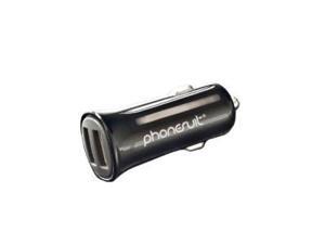 PhoneSuit Nano Dual USB Car Charger for Apple iPhone 5 / Samsung Galaxy Note 2 / Samsung Galaxy S3 / iPad Mini / iPad 3 & 4 with Retina PhoneSuit Nano Dual USB Car Charger for Apple iPhone 5 / Samsung Galaxy Note 2 / Samsung Galaxy S3 / iPad Mini / iPad 3 & 4 with Retina