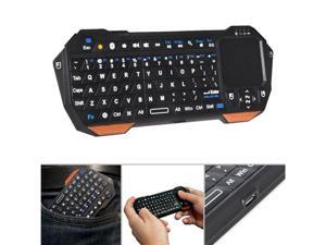 Fosmon Portable Mini Wireless Bluetooth Keyboard Controller with Built-In Touchpad for Tablets, Smartphones & PS3 - Compatible with Samsung Galaxy S4 S IV S3 SIII / - Black and Orange Fosmon Portable Mini Wireless Bluetooth Keyboard Controller with Built-In Touchpad for Tablets, Smartphones & PS3 - Compatible with Samsung Galaxy S4 S IV S3 SIII / - Black and Orange