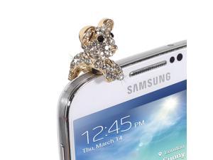 Fosmon PORTY-HAT Series Dust Cap for 3.5mm Plug - Fits Cell Phones, iPod's, Tablets and More! (Sparkley Teddybear) Fosmon PORTY-HAT Series Dust Cap for 3.5mm Plug - Fits Cell Phones, iPod's, Tablets and More! (Sparkley Teddybear)