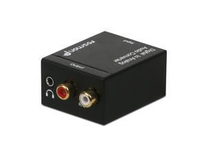 Fosmon Digital Coaxial & Optical SPDIF Toslink to Analog
L/R & 3.5mm Jack Audio Converter w/ AC Adapter Fosmon Digital Coaxial & Optical SPDIF Toslink to Analog
L/R & 3.5mm Jack Audio Converter w/ AC Adapter