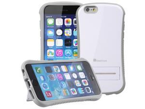 GreatShield GUARDIAN (PC + TPU) Hybrid Case with
Kickstand for Apple iPhone 6 4.7" - White/Gray GreatShield GUARDIAN (PC + TPU) Hybrid Case with
Kickstand for Apple iPhone 6 4.7" - White/Gray