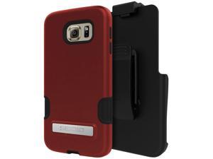 Seidio Samsung Galaxy S6 DILEX Pro with Metal Kickstand Combo - Garnet Red Seidio Samsung Galaxy S6 DILEX Pro with Metal Kickstand Combo - Garnet Red