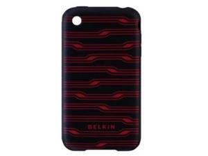 Belkin Grip Circuit Silicone Case Fits Apple iPhone 3G / 3GS (Black / Red) Belkin Grip Circuit Silicone Case Fits Apple iPhone 3G / 3GS (Black / Red)