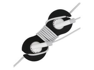 Deluxe Headset / Earphone Smart Wrap Organizer - Black Deluxe Headset / Earphone Smart Wrap Organizer - Black