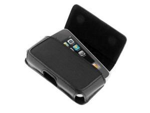 Fosmon Horizontal Black Leather Case for Verizon Apple iPhone 4 / iPhone 4S Fosmon Horizontal Black Leather Case for Verizon Apple iPhone 4 / iPhone 4S