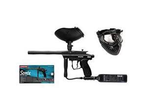 Kingman Spyder Sonix Paintball Gun Pro Players Kit - Black Kingman Spyder Sonix Paintball Gun Pro Players Kit - Black