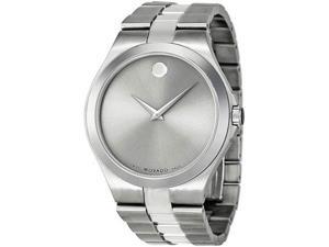 Movado Silver Dial Stainless Steel Mens Watch 0606556 Movado Silver Dial Stainless Steel Mens Watch 0606556
