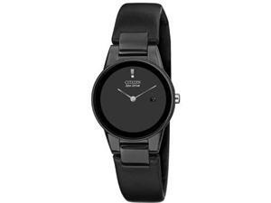 Citizen GA1055-06E Axiom Eco-Drive Stainless Steel Case Leather Bracelet Black Tone Dial Citizen GA1055-06E Axiom Eco-Drive Stainless Steel Case Leather Bracelet Black Tone Dial