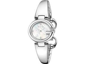 Gucci Guccissima Diamond Mother of Pearl Dial Steel Ladies Watch YA134504 Gucci Guccissima Diamond Mother of Pearl Dial Steel Ladies Watch YA134504