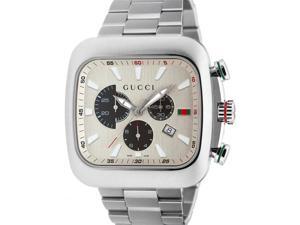 Gucci Coupe Quartz XL Chronograph Silver Dial Steel Mens Watch YA131201 Gucci Coupe Quartz XL Chronograph Silver Dial Steel Mens Watch YA131201