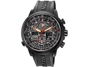 Citizen Navihawk A-T Black Dial Black Rubber Mens Watch JY8035-04E Citizen Navihawk A-T Black Dial Black Rubber Mens Watch JY8035-04E