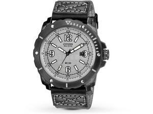 Citizen BM7276-01H Eco-Drive Stainless Steel Case Leather Strap Gray Tone Dial Date Display Citizen BM7276-01H Eco-Drive Stainless Steel Case Leather Strap Gray Tone Dial Date Display