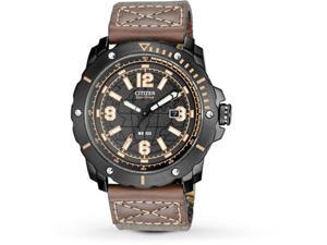 Citizen BM7279-03E Eco-Drive Stainless Steel Case Leather Strap Black Tone Dial Date Display Citizen BM7279-03E Eco-Drive Stainless Steel Case Leather Strap Black Tone Dial Date Display