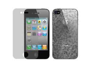 Hornettek Diamond Shield Anti-Scratch/Glare/Finger Proof Screen&Back Protection Film for iPhone 4 /4S- Diamond Texture Hornettek Diamond Shield Anti-Scratch/Glare/Finger Proof Screen&Back Protection Film for iPhone 4 /4S- Diamond Texture