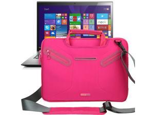 Evecase Multi-functional Neoprene Messenger Case Tote Bag for Lenovo ThinkPad X1 Carbon (2014) New 14 inch Touchscreen IPS Ultrabook i7-4600U 20A70037US / 20A70033US/ 20A7002QUS Laptop - Hot Pink Evecase Multi-functional Neoprene Messenger Case Tote Bag for Lenovo ThinkPad X1 Carbon (2014) New 14 inch Touchscreen IPS Ultrabook i7-4600U 20A70037US / 20A70033US/ 20A7002QUS Laptop - Hot Pink