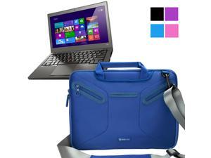 Evecase Lenovo Thinkpad X240 12.5 inch Laptop Case, Supper Protection Sleeve Shoulder Bag / Multi-functional Briefcase Carrying Messenger Case Tote Bag w/ Handle and Shoulder Strap - Blue Evecase Lenovo Thinkpad X240 12.5 inch Laptop Case, Supper Protection Sleeve Shoulder Bag / Multi-functional Briefcase Carrying Messenger Case Tote Bag w/ Handle and Shoulder Strap - Blue