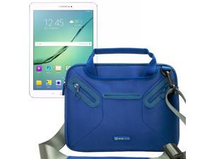 Evecase Samsung Galaxy Tab S2 / Tab A 9.7 Inch Tablet Messenger Bag, Neoprene Tote Shoulder Bag w/ Handle & Accessory Pocket / Ultra Portable Computer Briefcase Carrying Sleeve Pouch Cover – Blue Evecase Samsung Galaxy Tab S2 / Tab A 9.7 Inch Tablet Messenger Bag, Neoprene Tote Shoulder Bag w/ Handle & Accessory Pocket / Ultra Portable Computer Briefcase Carrying Sleeve Pouch Cover – Blue