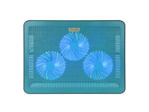Laptop Fan - iKross 3 LED Cooling Pad Chill Mat with 118mm Fans fits up to 17.3 inch Laptop - Blue Laptop Fan - iKross 3 LED Cooling Pad Chill Mat with 118mm Fans fits up to 17.3 inch Laptop - Blue