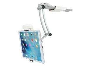 Kitchen Tablet Mount Stand, iKross 2-in-1 Kitchen Wall / CounterTop Mount Stand For 7 to 12 Inch Tablet fits with iPad Air / Mini, Microsoft Surface, ASUS ZenPad and more - White Kitchen Tablet Mount Stand, iKross 2-in-1 Kitchen Wall / CounterTop Mount Stand For 7 to 12 Inch Tablet fits with iPad Air / Mini, Microsoft Surface, ASUS ZenPad and more - White