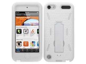 GTMax Heavy Duty Protection Cover Hybrid Case with Kickstand for Apple® iPod® Touch 5G - White Skin/White Stand GTMax Heavy Duty Protection Cover Hybrid Case with Kickstand for Apple® iPod® Touch 5G - White Skin/White Stand
