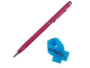 GTMax Hot Pink Capacitive 2-in-1 Multi Touch Screen Stylus and Ball Point Pen Set for Apple iPad 4 , iPad Mini and Other Capacitive Touchscreen Devices with * Blue Cable Tie * GTMax Hot Pink Capacitive 2-in-1 Multi Touch Screen Stylus and Ball Point Pen Set for Apple iPad 4 , iPad Mini and Other Capacitive Touchscreen Devices with * Blue Cable Tie *