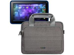 Evecase Suit Fabric Multi-functional Neoprene Briefcase Case Tote Bag for Visual Land Prestige Pro 9D with WiFi 9'' Touchscreen Tablet PC (Gray ) Evecase Suit Fabric Multi-functional Neoprene Briefcase Case Tote Bag for Visual Land Prestige Pro 9D with WiFi 9'' Touchscreen Tablet PC (Gray )