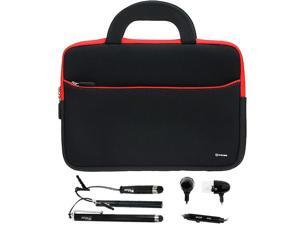 GTMax 10.6~12 inch Tablet, Netbooks Ultraportable Neoprene Zipper Carrying Case + 3x Stylus & Headset for Apple Macbook air 11/ 11.6 inch Laptop; Samsung, Dell, HP, Toshiba, Sony, Asus, Acer and More GTMax 10.6~12 inch Tablet, Netbooks Ultraportable Neoprene Zipper Carrying Case + 3x Stylus & Headset for Apple Macbook air 11/ 11.6 inch Laptop; Samsung, Dell, HP, Toshiba, Sony, Asus, Acer and More