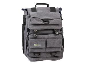 Evecase DSLR Camera Canvas Backpack with Tablet/Laptop Compartment & Rain Cover for Panasonic DMC-G6, G6KK, G5KK, G3, G2, GH4k, GH4, GH3, GH2, GH1 – Gray Evecase DSLR Camera Canvas Backpack with Tablet/Laptop Compartment & Rain Cover for Panasonic DMC-G6, G6KK, G5KK, G3, G2, GH4k, GH4, GH3, GH2, GH1 – Gray