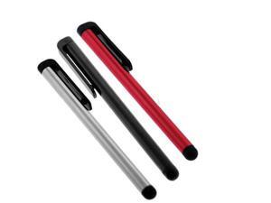 GTMax Universal Stylus x 3 for iPod, iPad, and Tablets - Silver , Red, Black GTMax Universal Stylus x 3 for iPod, iPad, and Tablets - Silver , Red, Black