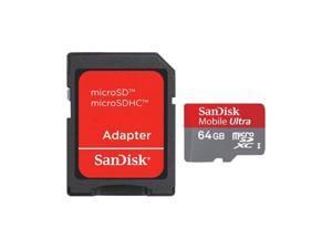 Sandisk 64gb Micro SDXC Memory Card W SD Adapter Sandisk 64gb Micro SDXC Memory Card W SD Adapter