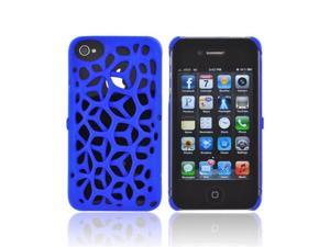OEM Freshfiber Apple Iphone 4/4s Textured Nylon Plastic Snap On Cover - Blue Macedonia OEM Freshfiber Apple Iphone 4/4s Textured Nylon Plastic Snap On Cover - Blue Macedonia