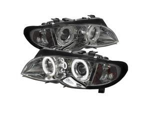 Carpart4u BMW E46 3-Series 02-05 4DR CCFL Halo Projector Headlights 1PC Smoke LENS With Chrome Housing. Carpart4u BMW E46 3-Series 02-05 4DR CCFL Halo Projector Headlights 1PC Smoke LENS With Chrome Housing.