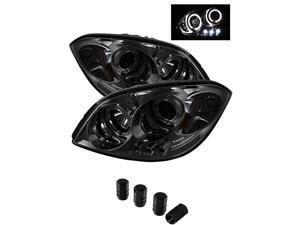 Chevy Cobalt / Pontiac G5 / Pontiac Pursuit Projector Headlights LED Halo LED Chrome Housing With Smoke Lens + Free Gift Tires Valve Stem Cap 4pcs Silver. Chevy Cobalt / Pontiac G5 / Pontiac Pursuit Projector Headlights LED Halo LED Chrome Housing With Smoke Lens + Free Gift Tires Valve Stem Cap 4pcs Silver.