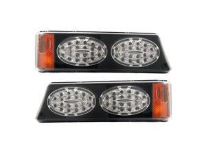 APC Black Housing Smoked Diamond Cut Parking Lamps, Chevrolet Silverado 403462PBS APC Black Housing Smoked Diamond Cut Parking Lamps, Chevrolet Silverado 403462PBS