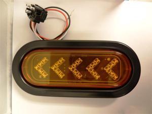 AutoSmart LED OVAL ARROW TURN SIGNAL LIGHT KIT W LIGHT GROMMET AND PLUG AMBER KL-35101AK AutoSmart LED OVAL ARROW TURN SIGNAL LIGHT KIT W LIGHT GROMMET AND PLUG AMBER KL-35101AK