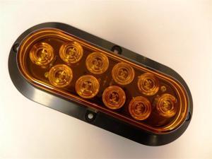 AutoSmart LED 6" OVAL TURN SIGNAL / TAIL LIGHT AMBER KL-35102A AutoSmart LED 6" OVAL TURN SIGNAL / TAIL LIGHT AMBER KL-35102A