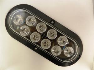 AutoSmart LED 6" OVAL TURN SIGNAL / TAIL LIGHT CLEAR LENS AMBER KL-35102C-A AutoSmart LED 6" OVAL TURN SIGNAL / TAIL LIGHT CLEAR LENS AMBER KL-35102C-A