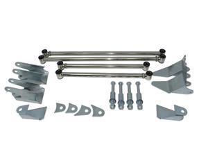 TSP 33 Ford Triangulated 4 Link Rear End Kit Stainless Steel CB5102 TSP 33 Ford Triangulated 4 Link Rear End Kit Stainless Steel CB5102
