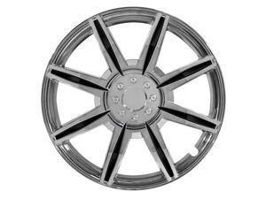 Pilot 14" Chrome Wheel Cover 8 Spoke With Black Inserts WH541-14C-BLK Pilot 14" Chrome Wheel Cover 8 Spoke With Black Inserts WH541-14C-BLK