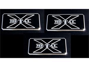 T-REX X-METAL Series - Body Side Badges - 3 Pc - Black/ Machine BLACK/MACH 6700033 T-REX X-METAL Series - Body Side Badges - 3 Pc - Black/ Machine BLACK/MACH 6700033