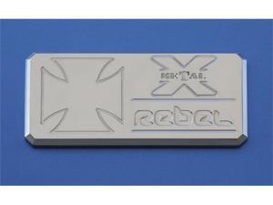 T-REX "Rebel" Series - Body Side Badges - 1 Pc - Chrome CHROME 6900012 T-REX "Rebel" Series - Body Side Badges - 1 Pc - Chrome CHROME 6900012