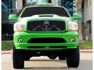 T-REX 2002-2005 Dodge Ram PU URBAN ASSAULT "GRUNT" - Studded Main Grille w/ Soldier - Black OPS Flat Black - Custom 1 Pc Opening (Requires Cutting center Bars) FLAT BLACK 7114616 T-REX 2002-2005 Dodge Ram PU URBAN ASSAULT "GRUNT" - Studded Main Grille w/ Soldier - Black OPS Flat Black - Custom 1 Pc Opening (Requires Cutting center Bars) FLAT BLACK 7114616