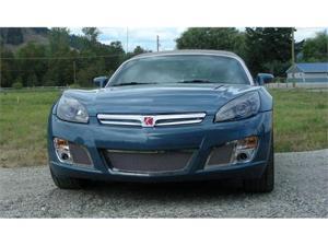 T-REX 2007-2008 Saturn Sky RED Line Upper Class Polished Stainless Bumper Mesh Grille - 2 Pc Kit (Center Bumper & SS plate behind factory grille) POLISHED 55806 T-REX 2007-2008 Saturn Sky RED Line Upper Class Polished Stainless Bumper Mesh Grille - 2 Pc Kit (Center Bumper & SS plate behind factory grille) POLISHED 55806