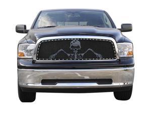 T-REX 2010-2012 Dodge Ram PU 2500 / 3500 URBAN ASSAULT "GRUNT" - Studded Main Grille w/ Soldier - Black OPS Flat Black - Custom 1 Pc Opening (Requires Cutting center Bars) FLAT BLACK 7114516 T-REX 2010-2012 Dodge Ram PU 2500 / 3500 URBAN ASSAULT "GRUNT" - Studded Main Grille w/ Soldier - Black OPS Flat Black - Custom 1 Pc Opening (Requires Cutting center Bars) FLAT BLACK 7114516