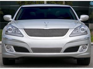 T-REX 2010-2012 Hyundai Equus Signature Upper Class Polished Stainless Mesh Grille - With Formed Mesh Center POLISHED 54496 T-REX 2010-2012 Hyundai Equus Signature Upper Class Polished Stainless Mesh Grille - With Formed Mesh Center POLISHED 54496