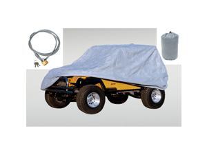 Rugged Ridge 13321.73 Full Car Cover Kit, 04-12 Jeep LJ And JK Wrangler Unlimited Rugged Ridge 13321.73 Full Car Cover Kit, 04-12 Jeep LJ And JK Wrangler Unlimited