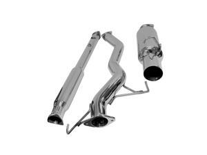 DC Sports S.S Single Canister Cat-Back Exhaust SCS6010 Polished DC Sports S.S Single Canister Cat-Back Exhaust SCS6010 Polished