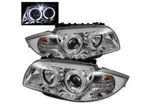 Spyder Auto BMW E87 1-Series 08-11 Halo Projector Headlights - Chrome PRO-YD-BMWE87-HL-C Spyder Auto BMW E87 1-Series 08-11 Halo Projector Headlights - Chrome PRO-YD-BMWE87-HL-C